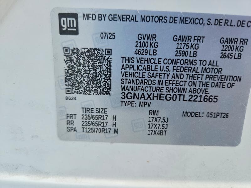 2026 CHEVROLET EQUINOX LT 14