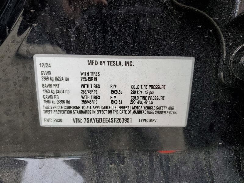 2025 TESLA MODEL Y 13