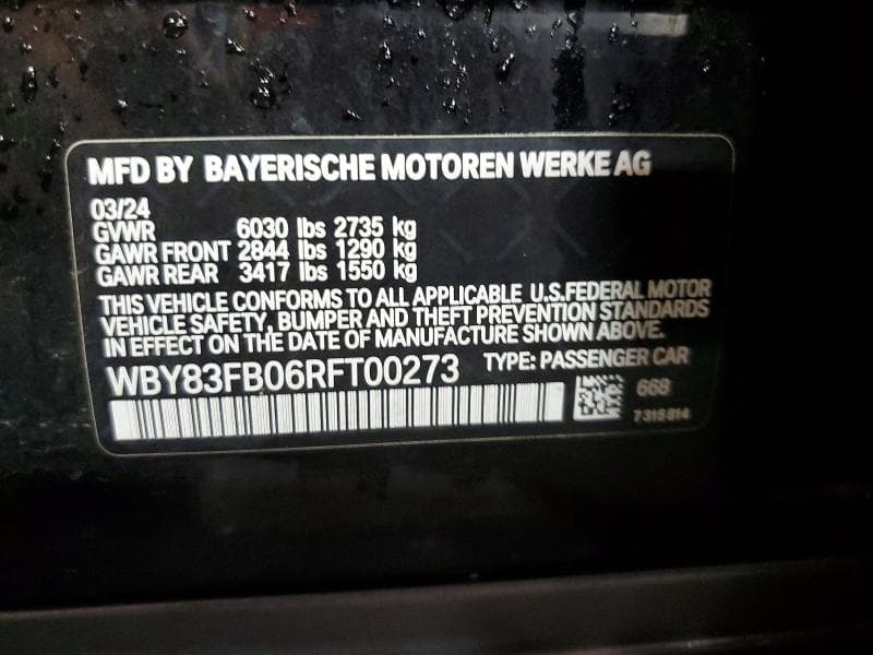 2024 BMW I4 XDRIVE 40 12