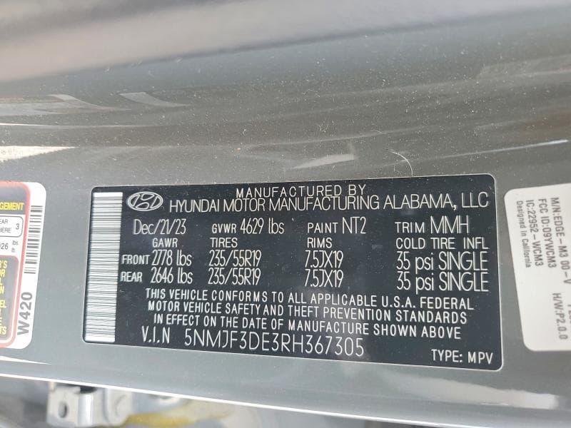 2024 HYUNDAI TUCSON SEL 14