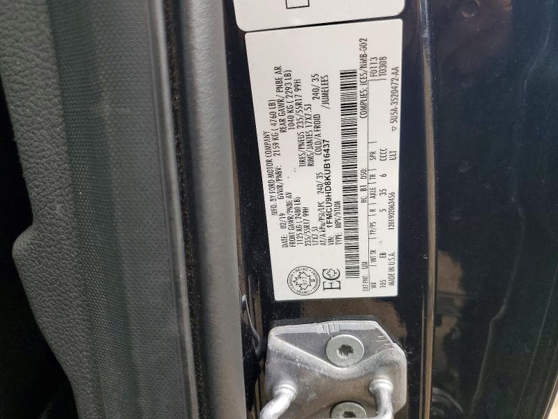 2019 FORD ESCAPE SEL 13