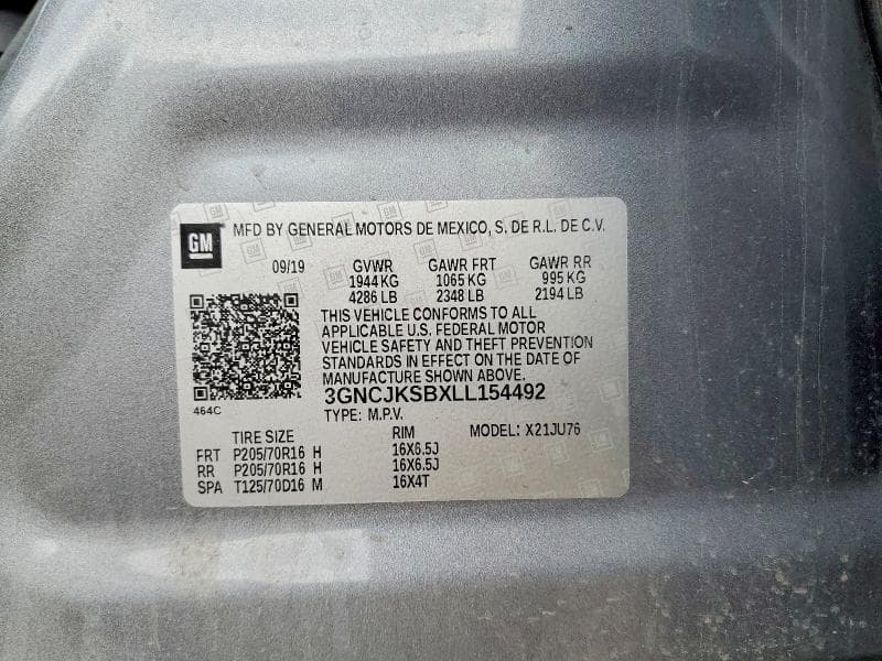 2020 CHEVROLET TRAX LS LS 13