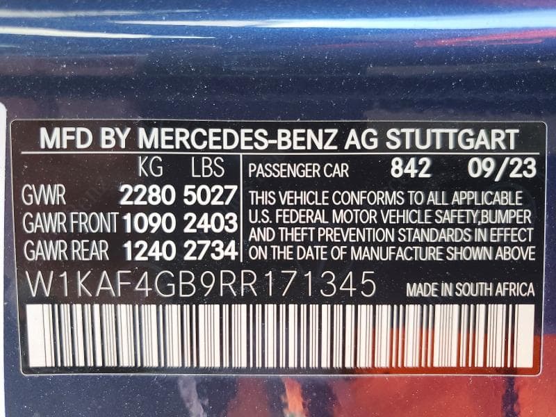 2024 MERCEDES-BENZ C 300 12