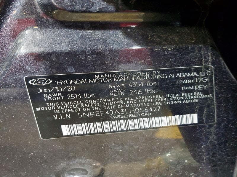 2020 HYUNDAI SONATA SEL 13