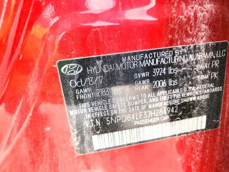 2018 HYUNDAI ELANTRA VALUE EDITION 13