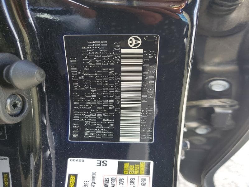2023 TOYOTA COROLLA LE 13