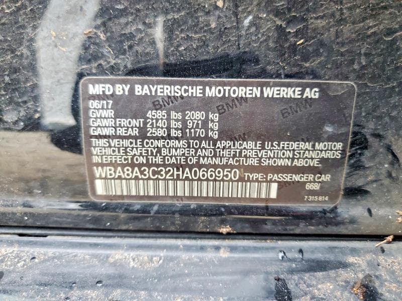 2017 BMW 320 XI 12