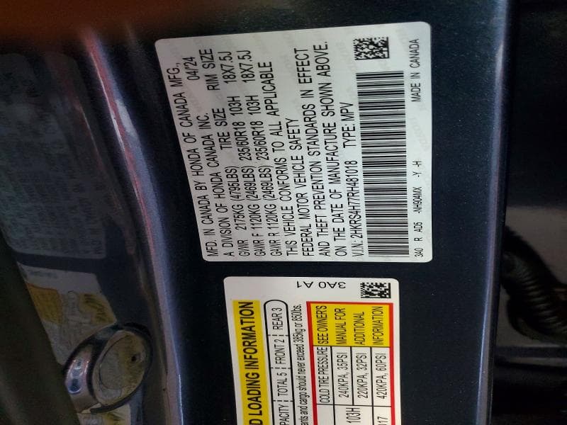 2024 HONDA CR-V EXL EXL 14