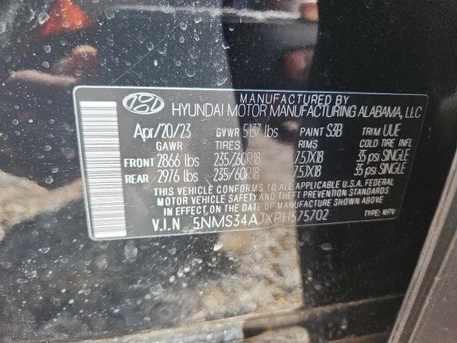 2023 HYUNDAI SANTA FE SEL PREMIUM SEL PREMIUM 13