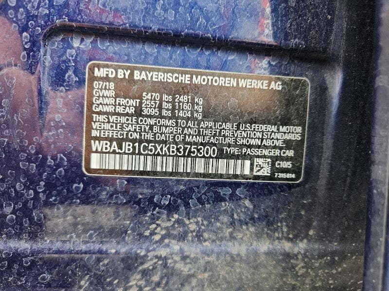 2019 BMW 530XE 12