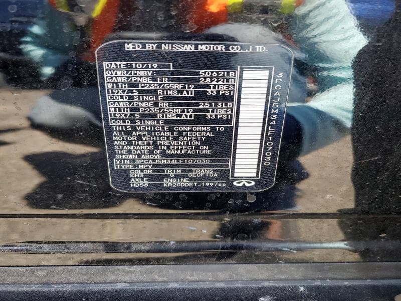 2020 INFINITI QX50 LUXE LUXE 13
