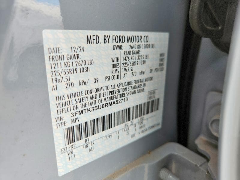 2024 FORD MUSTANG MACH-E PREMIUM 12
