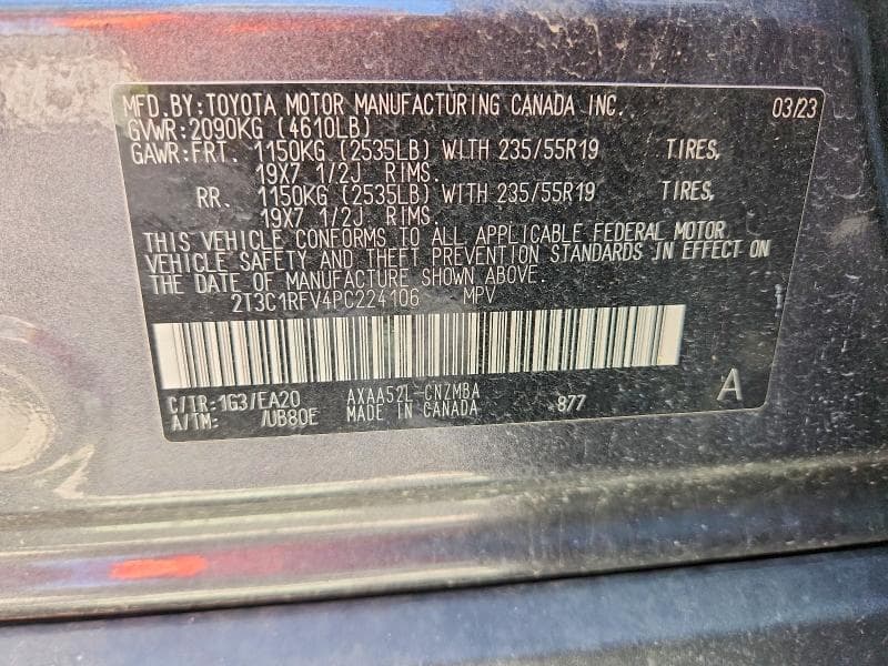 2023 TOYOTA RAV4 XLE PREMIUM XLE PREMIUM 13