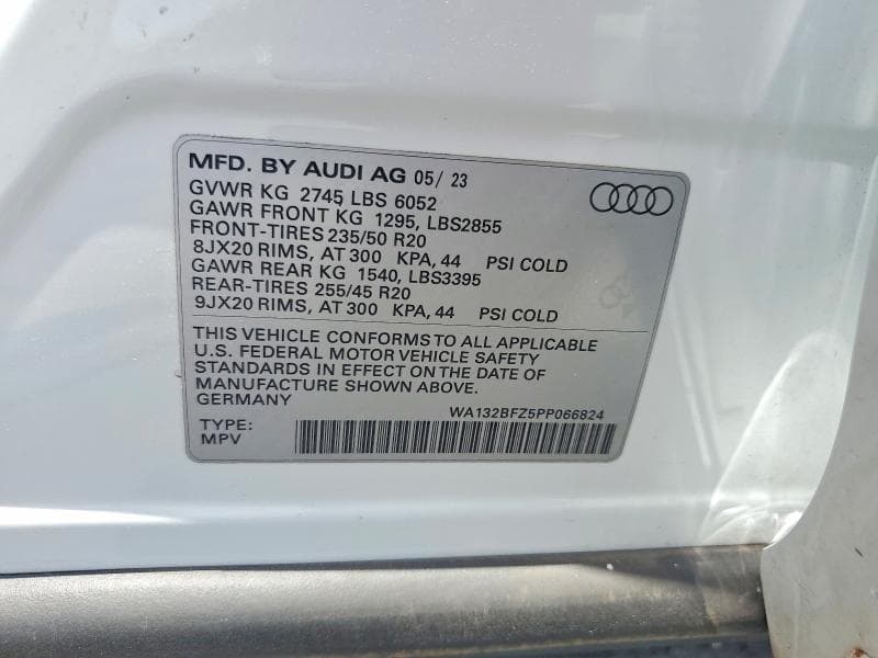 2023 AUDI Q4 E-TRON SPORTBACK PREMIUM PLUS 12