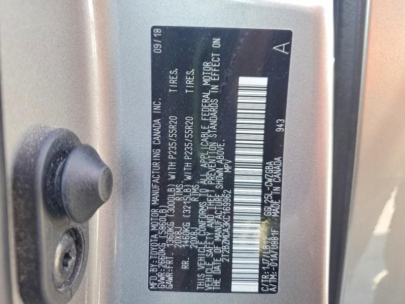 2019 LEXUS RX 350 BASE 14