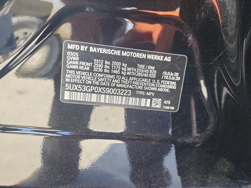 2025 BMW X3 30 XDRIVE 30 XDRIVE 14