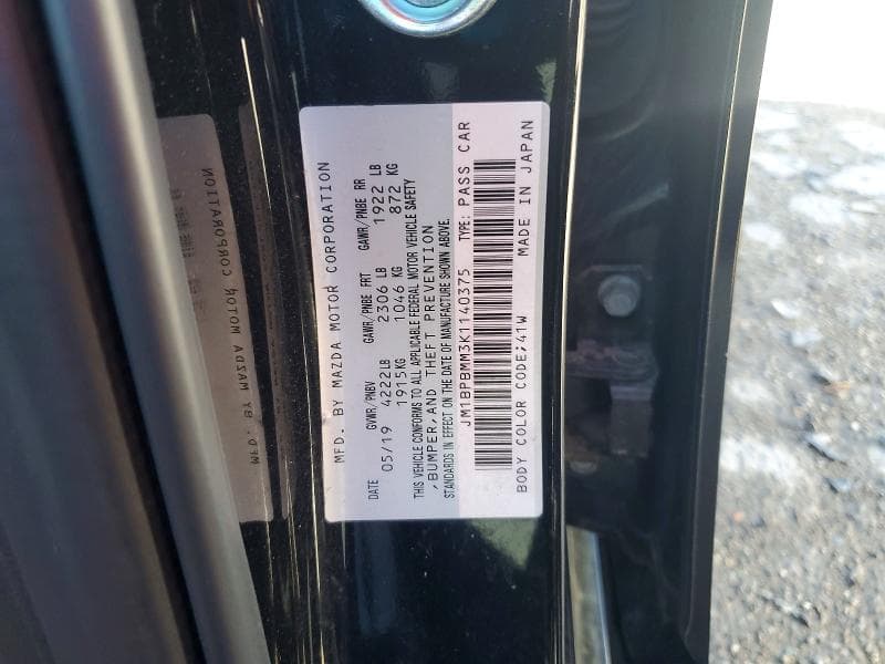 2019 MAZDA 3 PREFERRED 12
