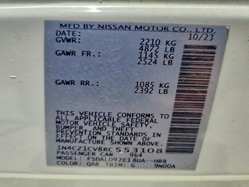 2024 NISSAN LEAF SV PLUS 14