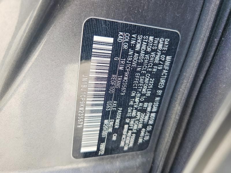 2019 NISSAN ROGUE SPORT SV 13