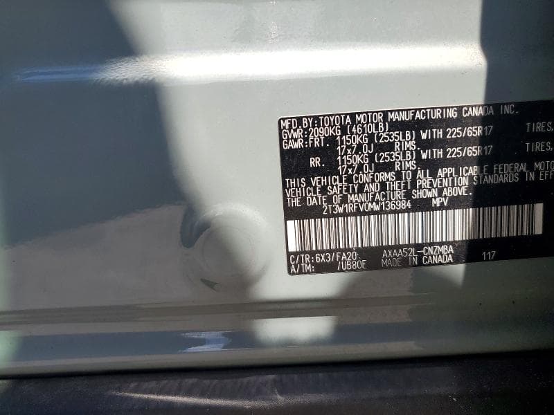 2021 TOYOTA RAV4 XLE XLE 13