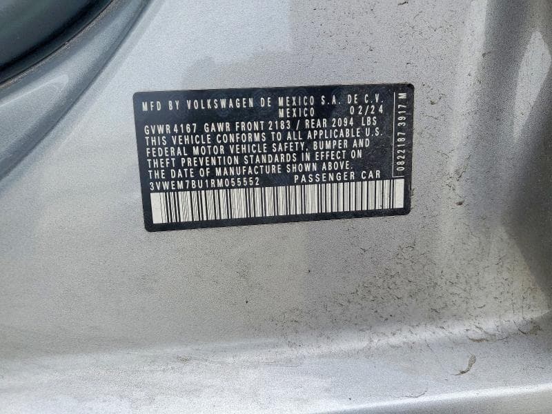 2024 VOLKSWAGEN JETTA SE 12