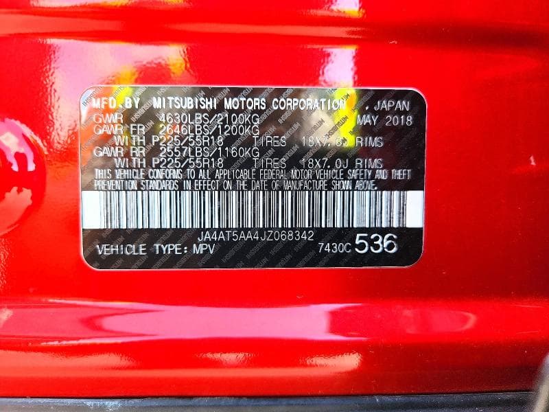 2018 MITSUBISHI ECLIPSE CROSS SE 13