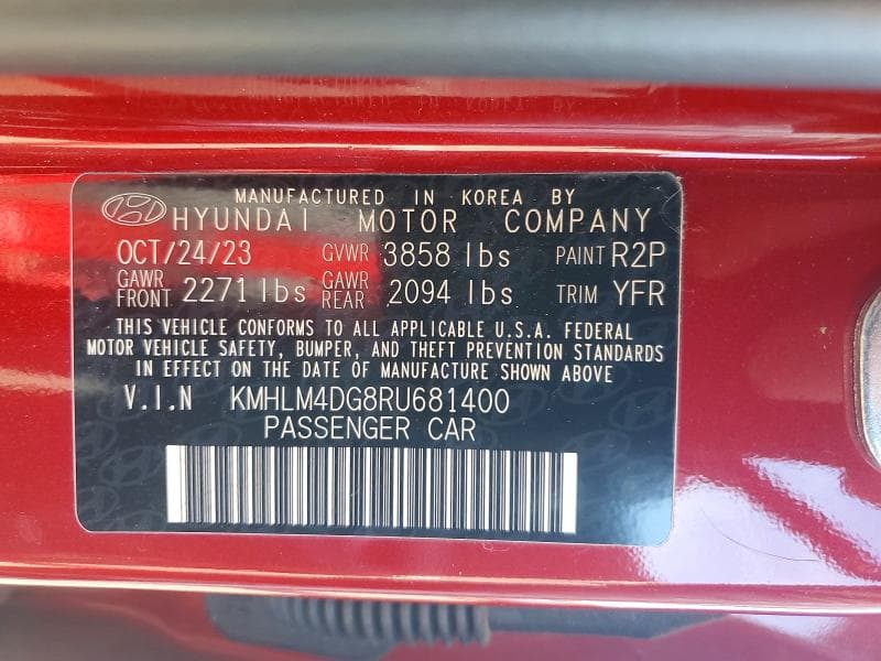 2024 HYUNDAI ELANTRA SEL 12