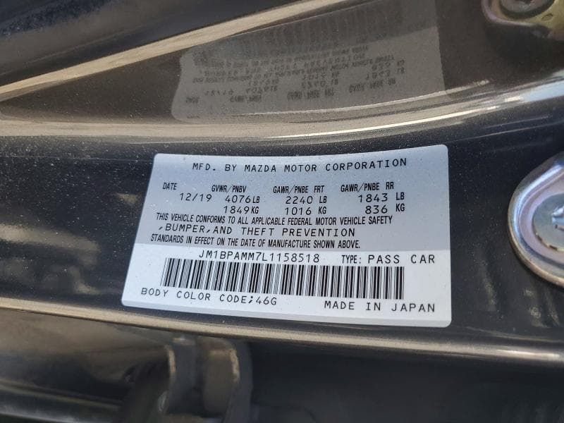 2020 MAZDA 3 PREFERRED 12
