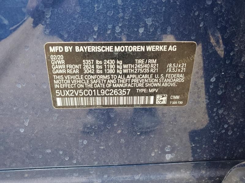 2020 BMW X4 XDRIVEM40I XDRIVEM40I 13