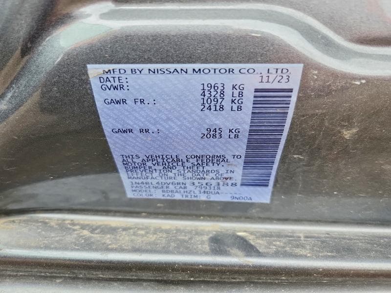 2024 NISSAN ALTIMA SV SV 12