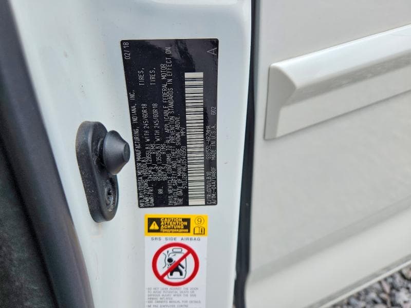 2018 TOYOTA HIGHLANDER XLE 12