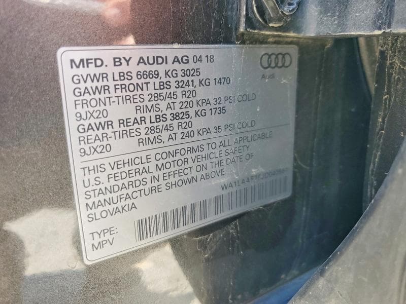 2018 AUDI Q7 PREMIUM PLUS PREMIUM PLUS 13