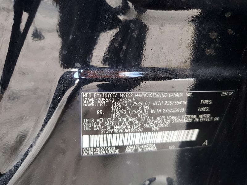 2018 TOYOTA RAV4 LIMITED 13
