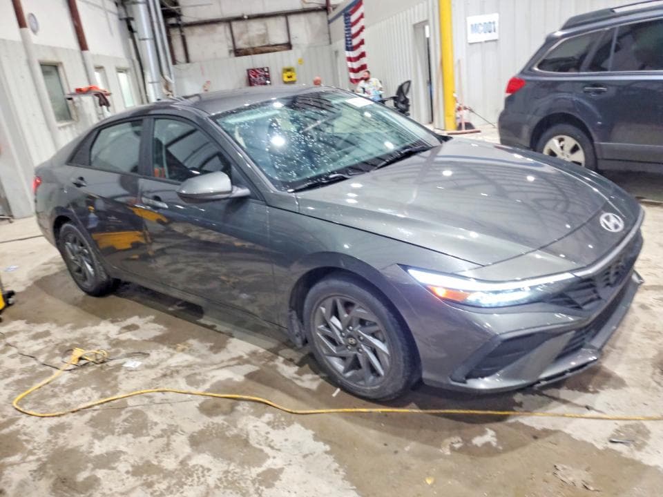 2024 HYUNDAI ELANTRA BLUE BLUE 4