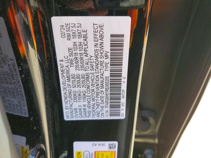 2024 HONDA CR-V SPORT SPORT 13