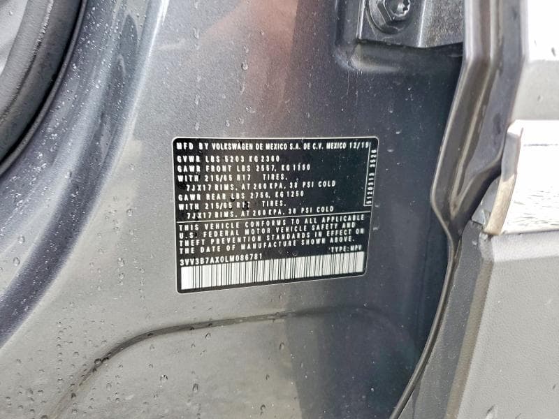 2020 VOLKSWAGEN TIGUAN SE 12