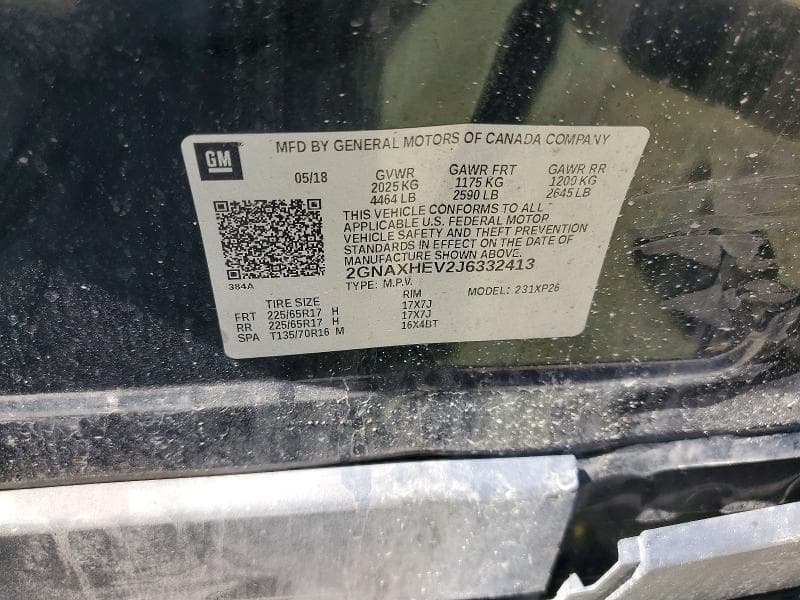 2018 CHEVROLET EQUINOX LS 13