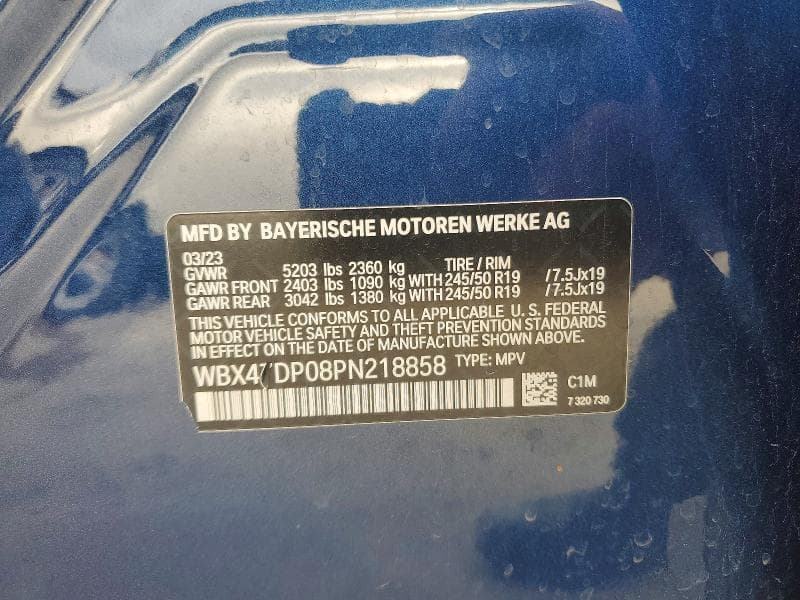 2023 BMW X3 SDRIVE30I 13
