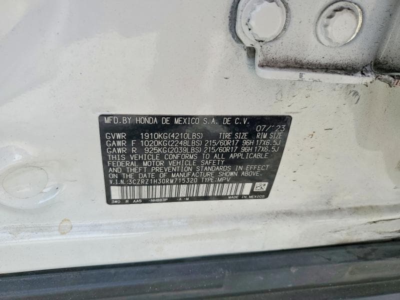 2024 HONDA HR-V LX 13