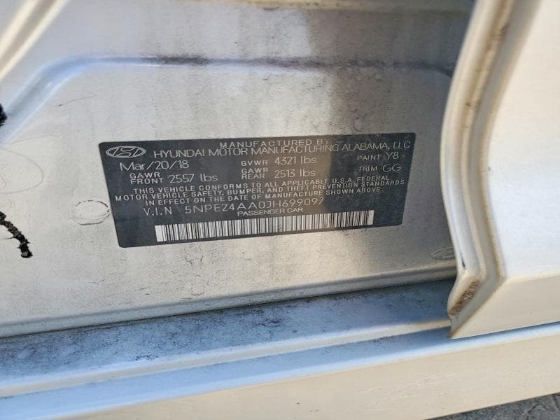 2018 HYUNDAI SONATA ECO 12
