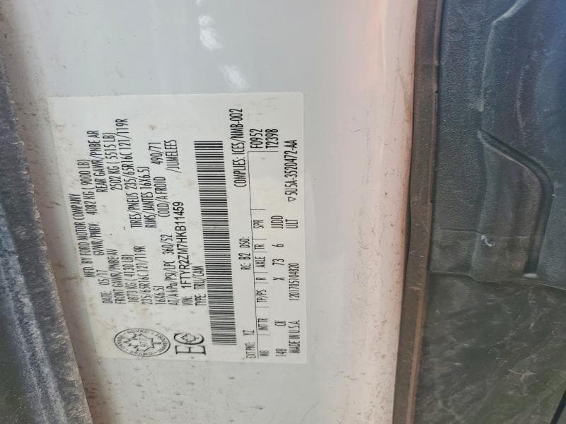 2017 FORD TRANSIT T-250 12