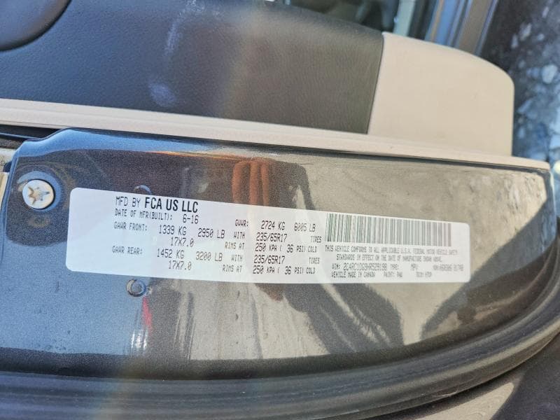 2017 CHRYSLER PACIFICA TOURING 13