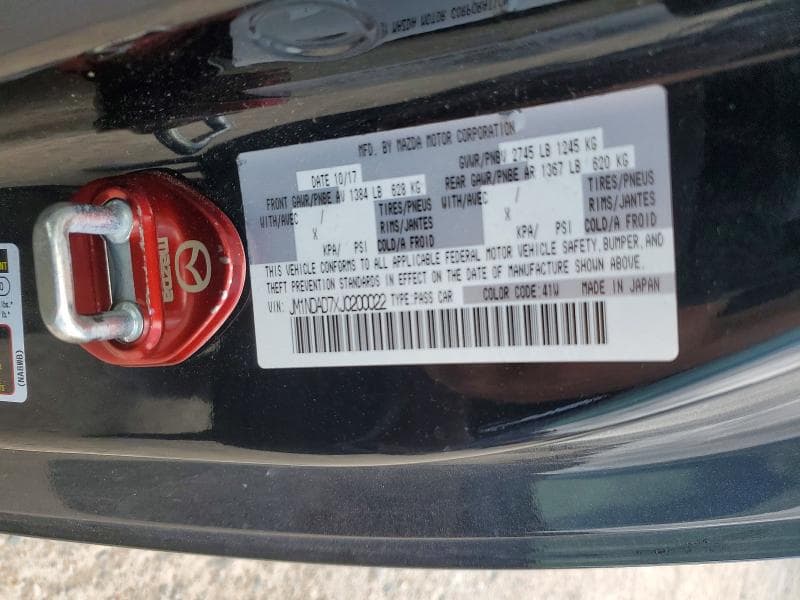 2018 MAZDA MX-5 MIATA GRAND TOURING 12