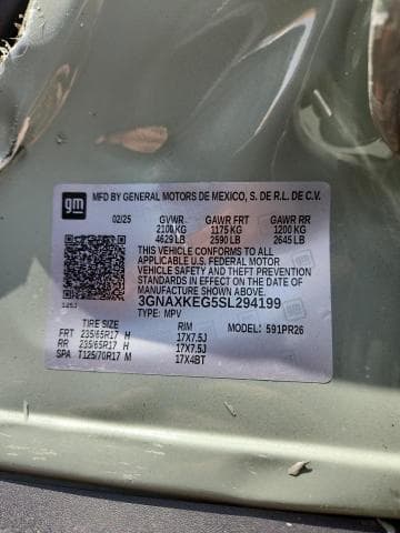 2025 CHEVROLET EQUINOX ACTIV ACTIV 14