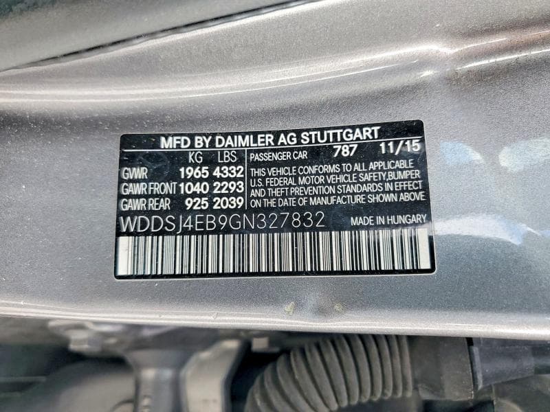 2016 MERCEDES-BENZ CLA 250 13