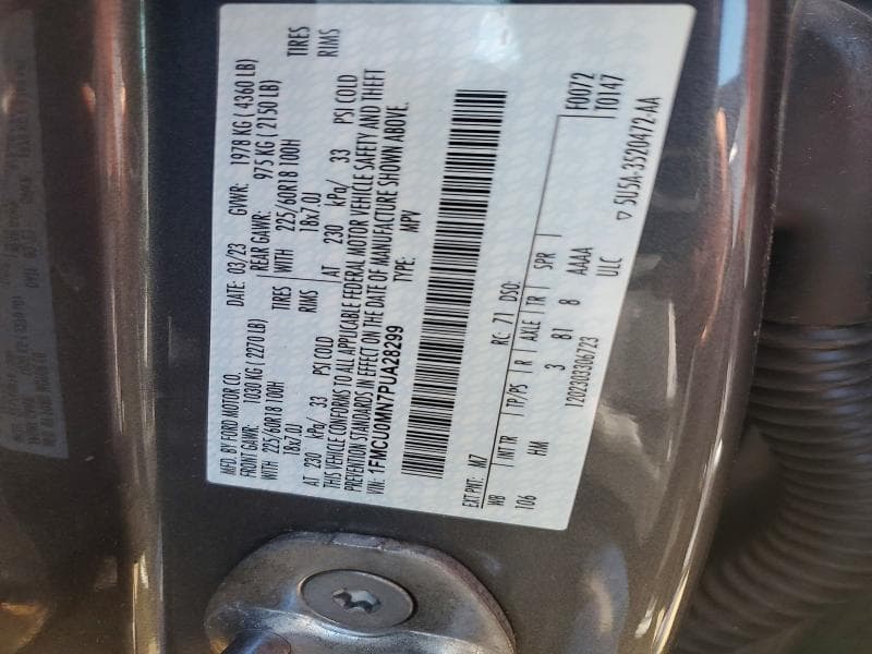 2023 FORD ESCAPE ST LINE ST LINE 15
