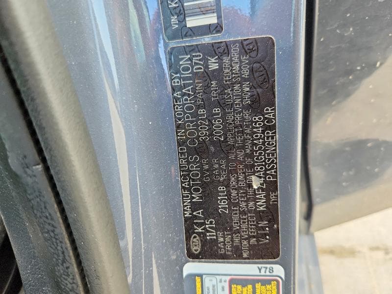 2016 KIA FORTE EX 12