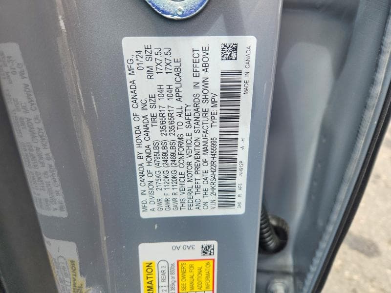 2024 HONDA CR-V LX LX 13