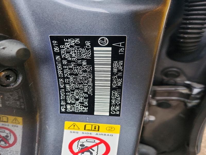 2019 LEXUS UX 250H 13
