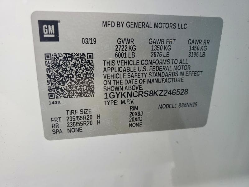 2019 CADILLAC XT5 LUXURY LUXURY 13